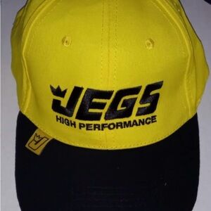 JEGS Yellow and Black Cap